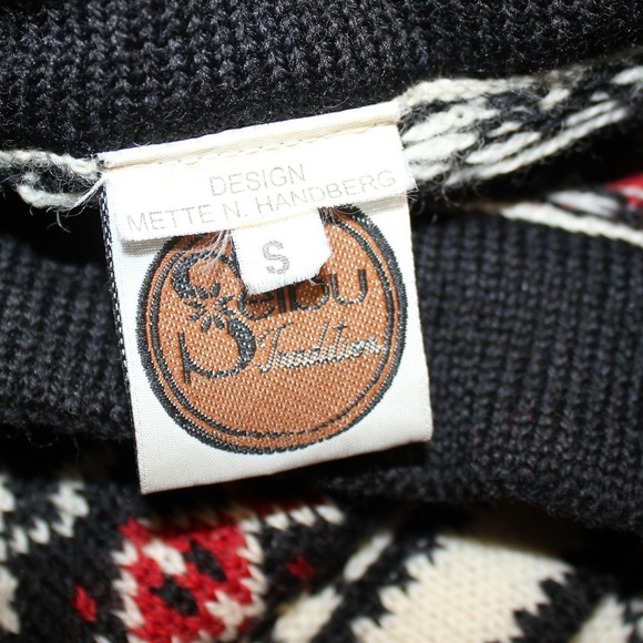 Vintage Selbu Norwegian Wool Cardigan Fair Isle Nordic Heritage Sweater SZ Small - Picture 6 of 14
